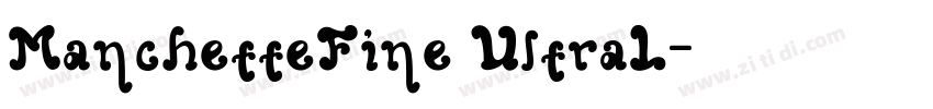 ManchetteFine UltraL字体转换